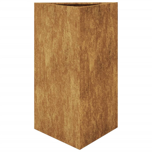 Cortenstahl-Gartenblumenkästen Amelita 50x43x75cm (2er-Set Dreieck)