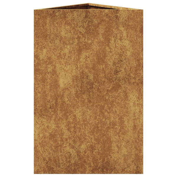 Cortenstahl-Gartenblumenkästen Amelita 50x43x75cm (2er-Set Dreieck)