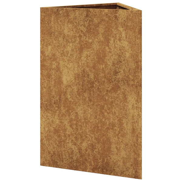 Cortenstahl-Gartenblumenkästen Amelita 50x43x75cm (2er-Set Dreieck)