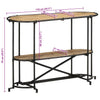 Konsolentisch Danial 110x42x76cm (Massivholz raue Mango)