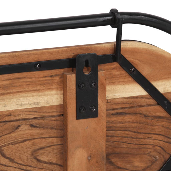 Wandgarderobe Eleonoa (mit 5 Akazienhaken)