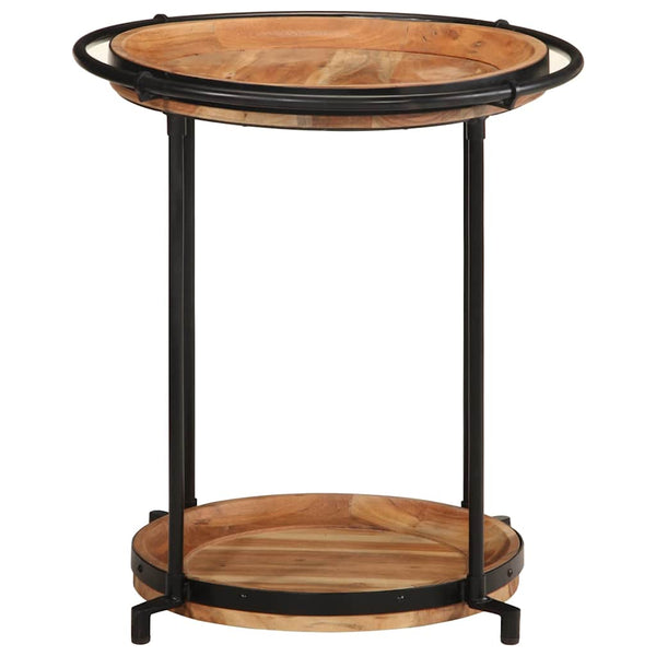 Beistelltisch Bohumil Ø55x60cm (Akazie Massivholz)