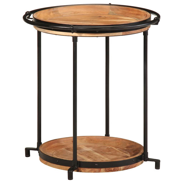 Beistelltisch Bohumil Ø55x60cm (Akazie Massivholz)