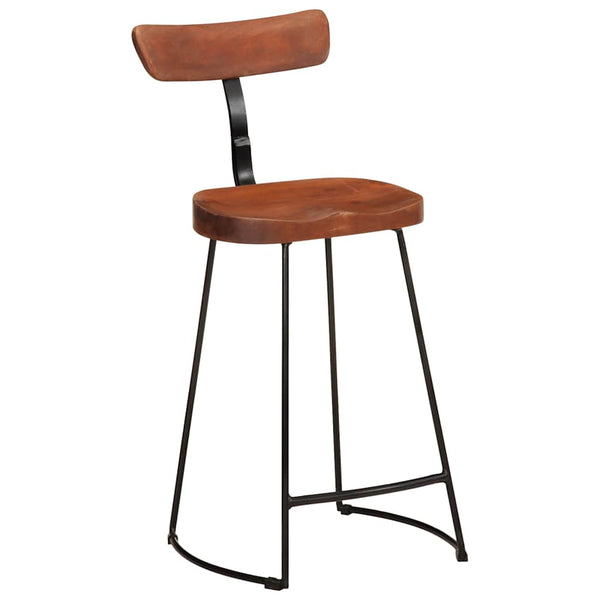 Zeldesan Barhocker 49x43x88 cm (2er-Set Mangoholz)