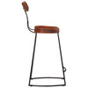 Zeldesan Barhocker 49x43x88 cm (2er-Set Mangoholz)