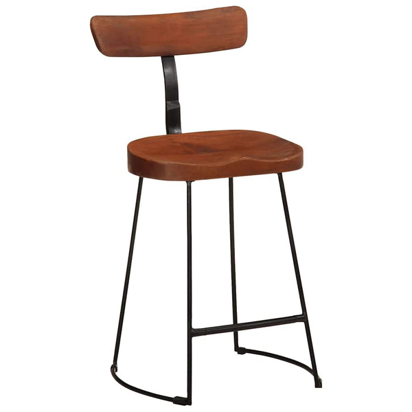 49x43x79cm Zeldesan Barhocker (2er Set Mangoholz)