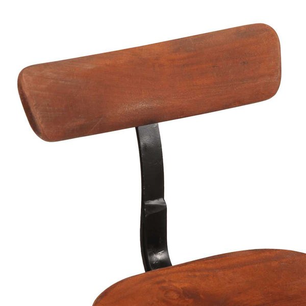 49x43x79cm Zeldesan Barhocker (2er Set Mangoholz)