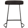 Barhocker Schwarz Zeldesan 46x38x52cm (2 St. Mangoholz)