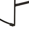 Barhocker Schwarz Zeldesan 46x38x52cm (2 St. Mangoholz)
