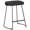 Barhocker Schwarz Zeldesan 46x38x52cm (2 St. Mangoholz)
