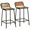 Barhocker Aktuell 46x35,5x80cm (2 St. Recycling-Massivholz)
