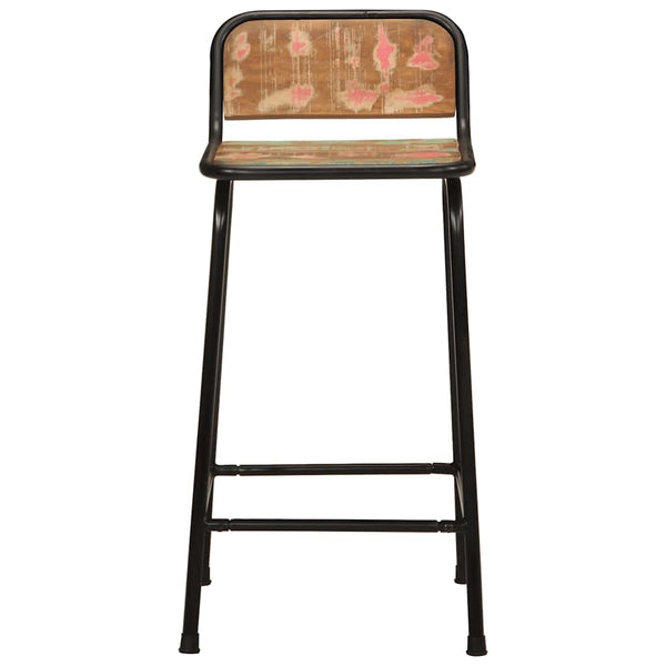 Barhocker Aktuell 46x35,5x80cm (2 St. Recycling-Massivholz)