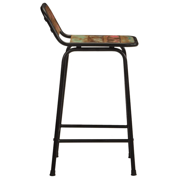 Barhocker Aktuell 46x35,5x80cm (2 St. Recycling-Massivholz)