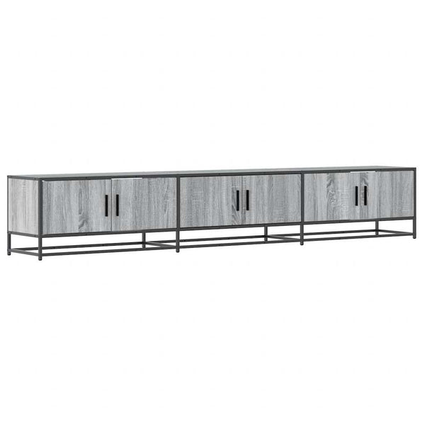 Graues TV-Möbel Solomia 240x35x41cm (Holz)