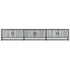 Graues TV-Möbel Solomia 240x35x41cm (Holz)