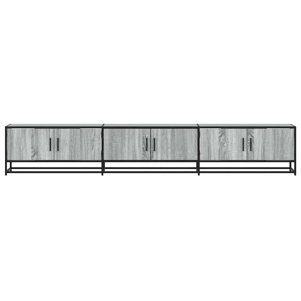 Graues TV-Möbel Solomia 240x35x41cm (Holz)