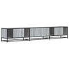 Graues TV-Möbel Solomia 240x35x41cm (Holz)