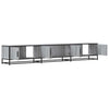 Graues TV-Möbel Solomia 240x35x41cm (Holz)