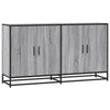 Graues Sideboard Ciuleiu 134x35x76cm (Holz)