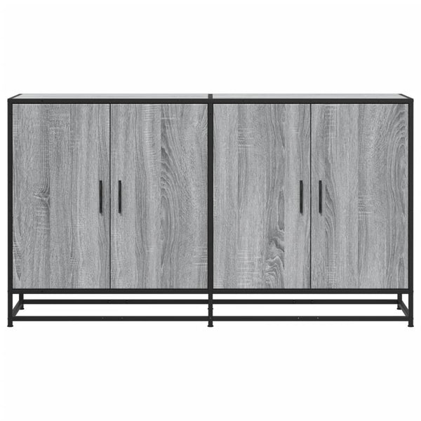 Graues Sideboard Ciuleiu 134x35x76cm (Holz)
