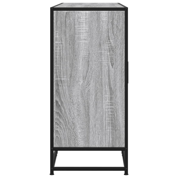Graues Sideboard Ciuleiu 134x35x76cm (Holz)
