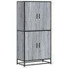 Grauer Schrank Joska 68x35x139cm (Holz)