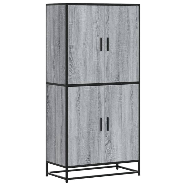 Grauer Schrank Joska 68x35x139cm (Holz)