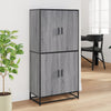 Grauer Schrank Joska 68x35x139cm (Holz)