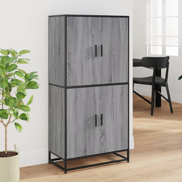 Grauer Schrank Joska 68x35x139cm (Holz)