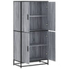 Grauer Schrank Joska 68x35x139cm (Holz)