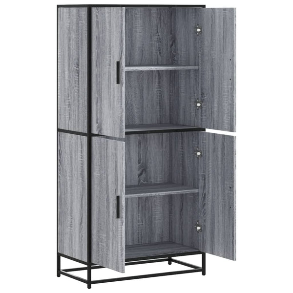 Grauer Schrank Joska 68x35x139cm (Holz)