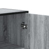 Grauer Schrank Joska 68x35x139cm (Holz)