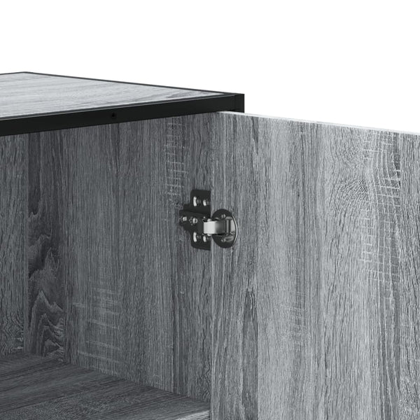 Grauer Schrank Joska 68x35x139cm (Holz)