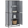 Grauer Schrank Joska 68x35x139cm (Holz)