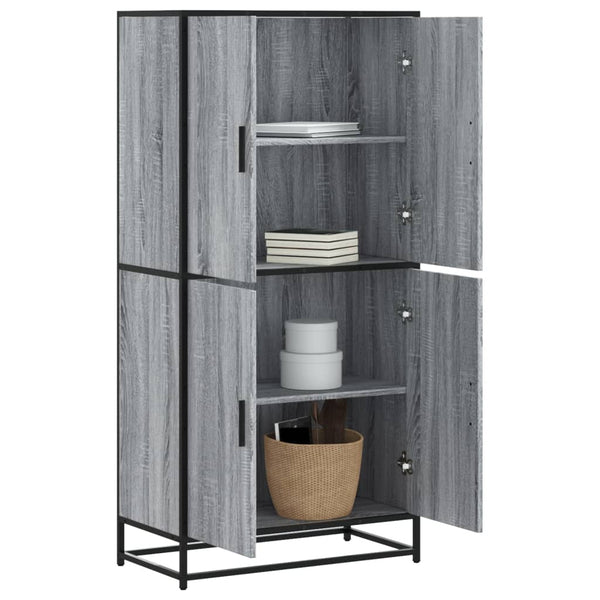 Grauer Schrank Joska 68x35x139cm (Holz)