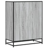 Grauer Schuhschrank Milianov 75x38x97,5cm (Holz)