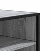 Grauer Schuhschrank Milianov 75x38x97,5cm (Holz)