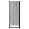 Grauer Schuhschrank Malania 75x38x97,5cm (Holz)