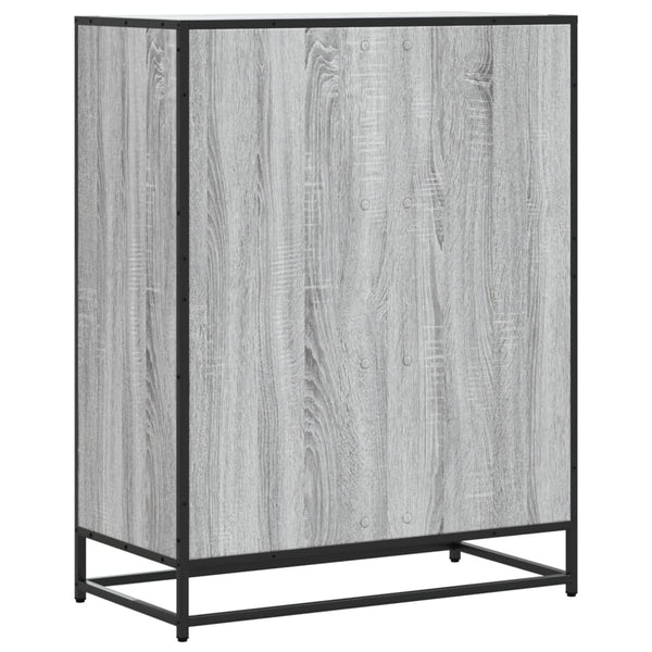 Grauer Schuhschrank Malania 75x38x97,5cm (Holz)