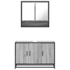 Graues Badmöbel-Set Sarlcta (2-teilig, Sonoma-Eiche)