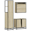 Badezimmermöbel-Set Trilby (3-teilig, Sonoma-Eiche, Holz)