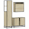 Badezimmermöbel-Set Badulescu Sonoma-Eiche 3-teilig (Holz)