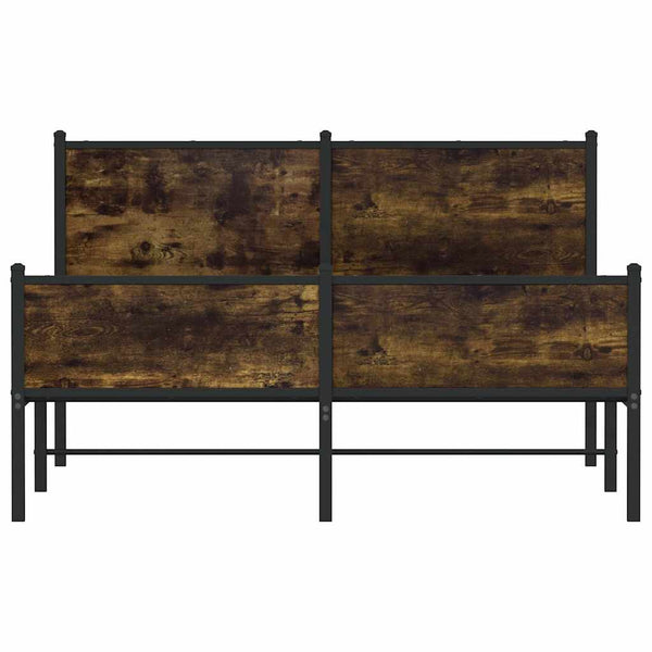 Metallbettgestell Oane Rauchereiche 150x200cm