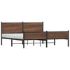 Tammenbraunes Metallbettgestell Oane 183x213cm