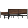 Tammenbraunes Metallbettgestell Oane 183x213cm