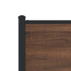 Tammenbraunes Metallbettgestell Oane 183x213cm