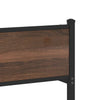 Tammenbraunes Metallbettgestell Oane 183x213cm