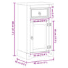 Badezimmerschrank Corona Dima 45x33x80cm (Kiefer)