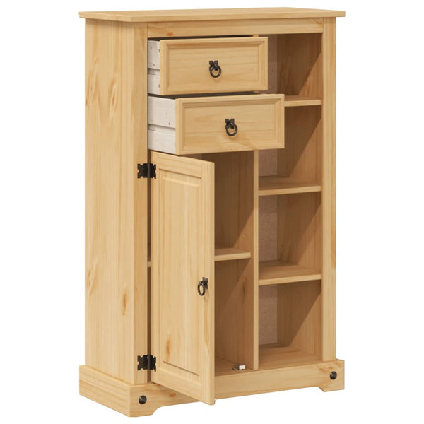 Badezimmerschrank Corona Idusca 70x33x110cm (Kiefer)