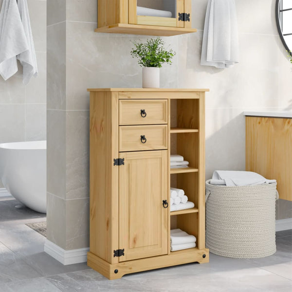 Badezimmerschrank Corona Idusca 70x33x110cm (Kiefer)